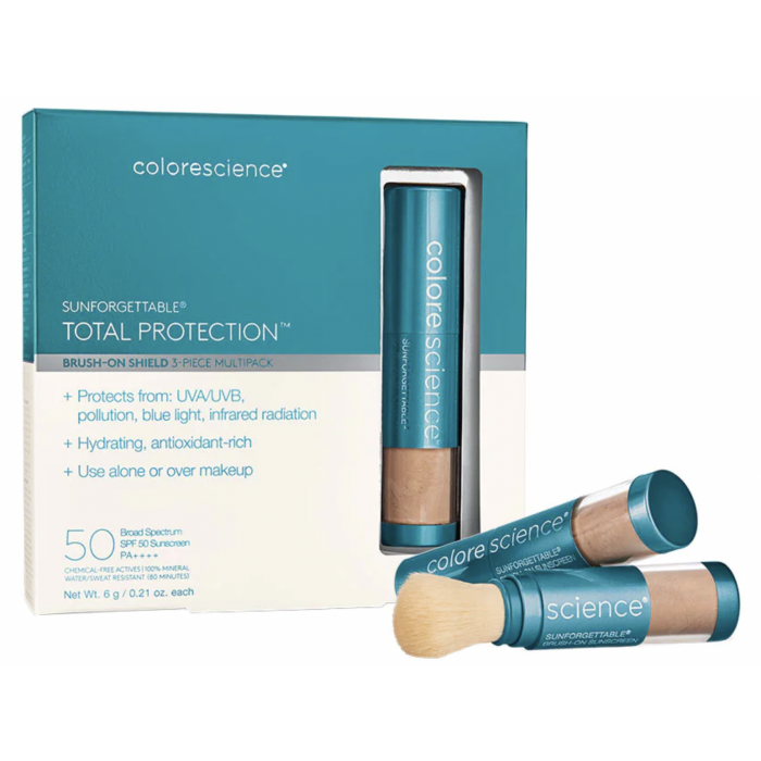 Набір Colorescience Sunforgettable Total ProtectionTM Brush-On Shield SPF 50 Multipack