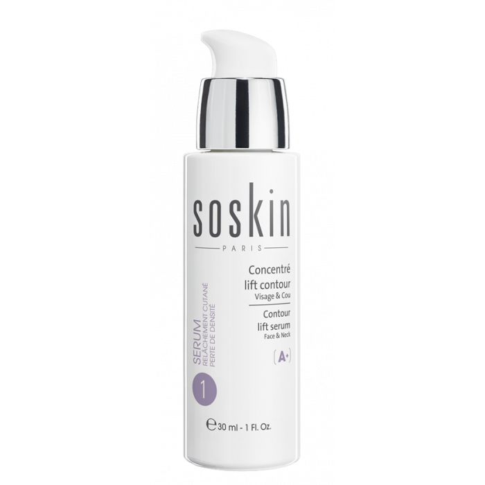 Сироватка для обличчя, шиї й декольте Soskin Contour lift serum Face and neck 30mL