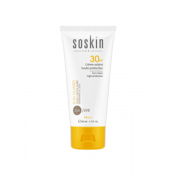 Сонцезахисний крем Soskin SPF 30 Sun cream high protection 50mL