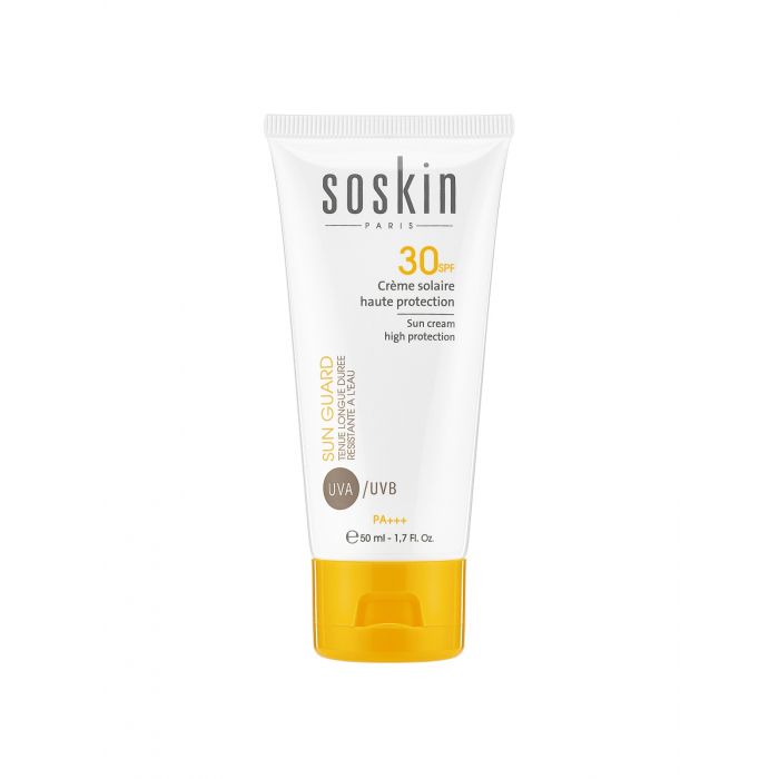 Сонцезахисний крем Soskin SPF 30 Sun cream high protection 50mL