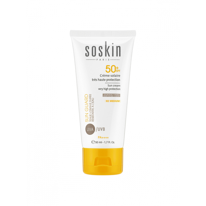 Сонцезахисний крем SPF50+ Тон 1 Soskin Sun cream very high protection - tinted 01 50mL