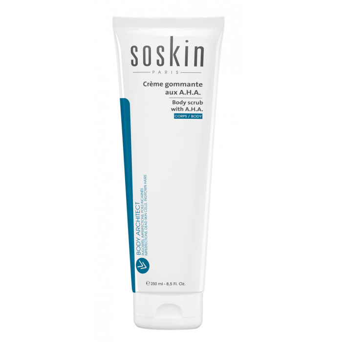 Скраб для тіла з АНА кислотами Soskin Body scrub+AHA 250mL