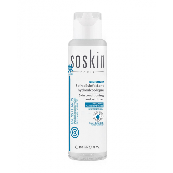 Санітайзер для рук 2в1 Soskin 2 In 1 Skin Conditioning Hand Sanitizer 100mL