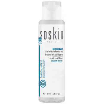 Санітайзер для рук з алоє Soskin Hand Sanitizer 100mL