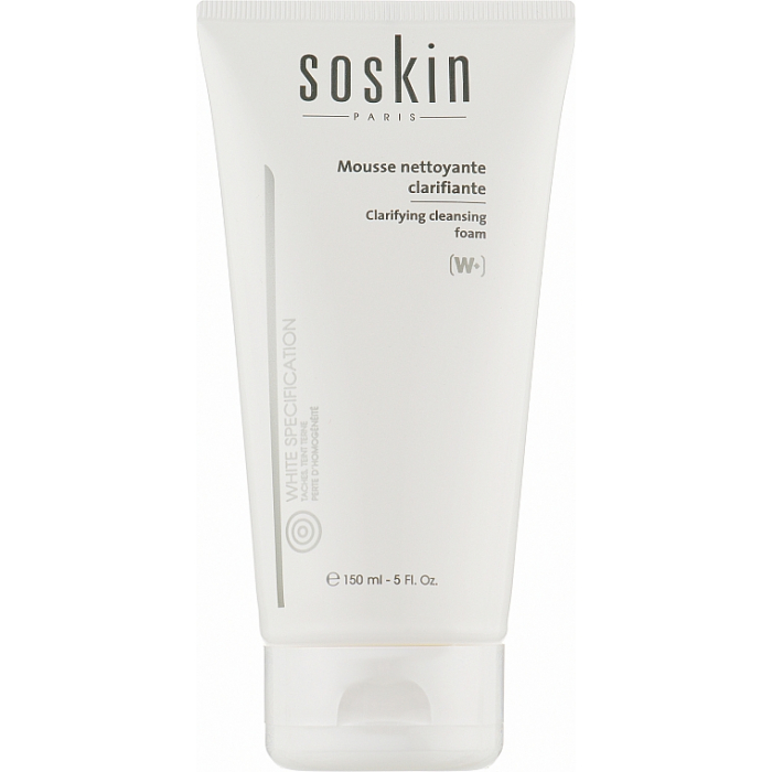 Очищуючий мус з освітлюючим ефектом Soskin Clarifying cleansing foam 150mL